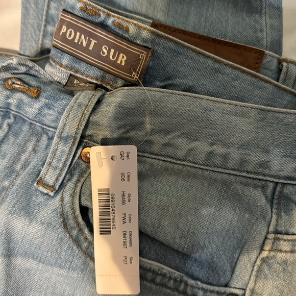 NWT J Crew Point Sur Straight Leg Light Wash Jeans size 27P - Picture 13 of 13
